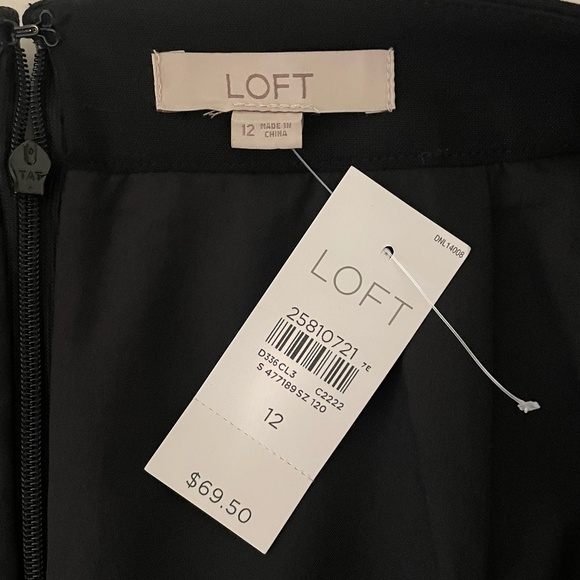 NWT LOFT Knee Length Straight Pencil Skirt Size 12 - Picture 2 of 6